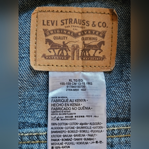 LEVI STRAUSS Denim Jacket NEW - Picture 4 of 12